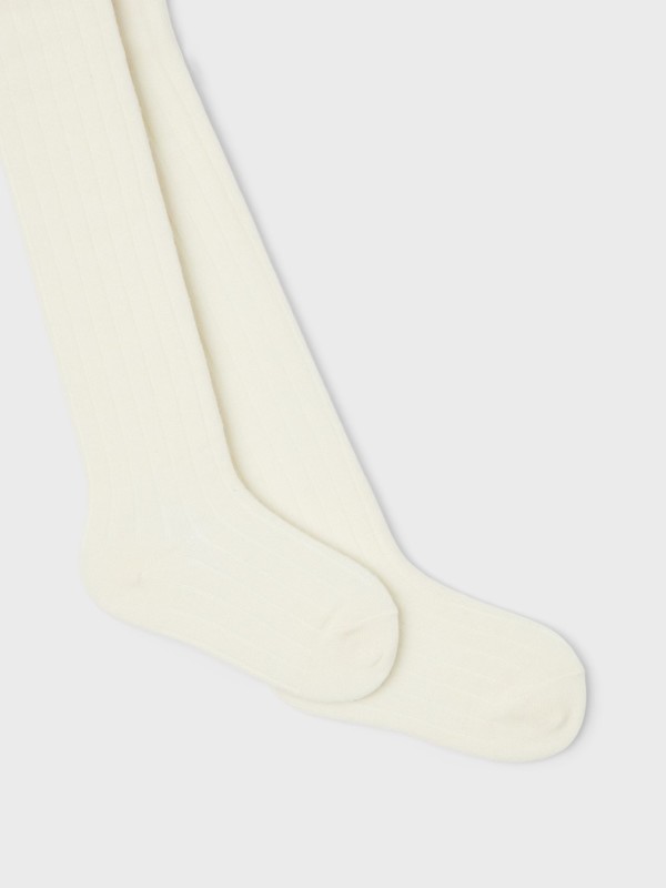 NMMWAKMA WOOL RIB  PANTYHOSE XXII TURTLEDOVE - Name It