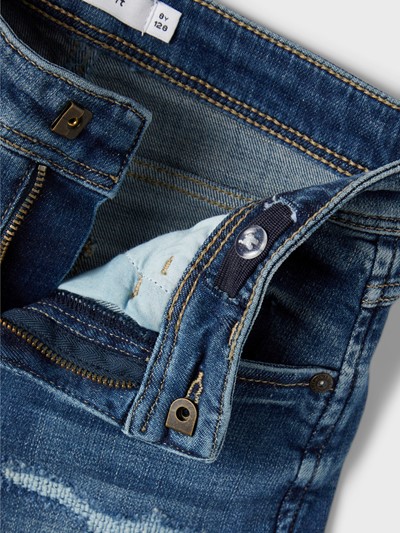 NKMSILAS TAPERED JEANS 1515-IN NOOS Medium Blue Denim - Name It