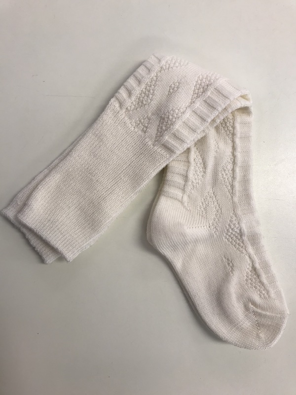 Bunadssokker i ull naturhvit - World of Kids