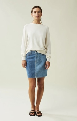 Freya Cotton/Cashmere Sweater  - Lexington