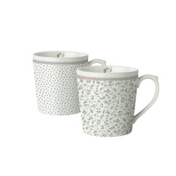 KRUS STORT SET/2 MIXED DESIGNS IN GIFTBOX CLEMATIS   - Laura Ashley 