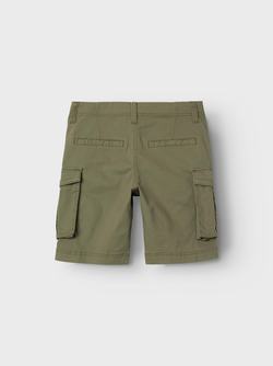 NKMRYAN REG TWI L SHORTS 6776-BA NOOS DEEP LICHEN GREEN - Name It