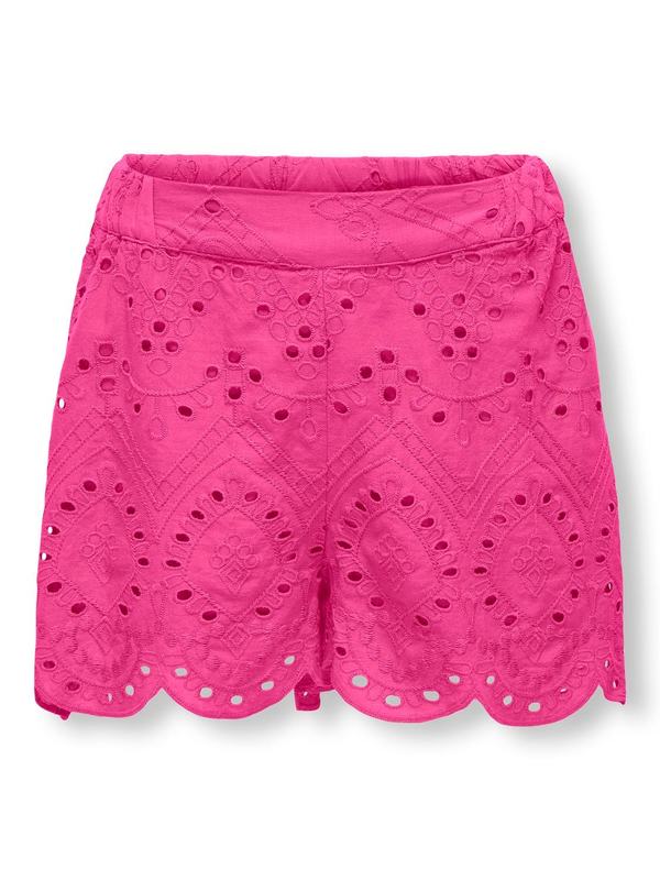 KOGCLEO LIFE EMB SHORTS WVN Raspberry Rose - Kids Only 