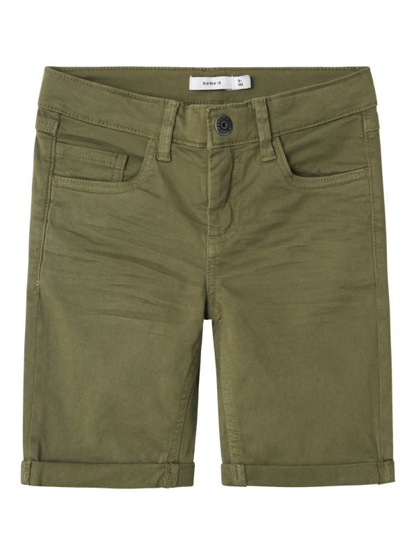 NKMSOFUS TWIISAK LONG SHORT TB DEEP LICHEN GREEN - Name It