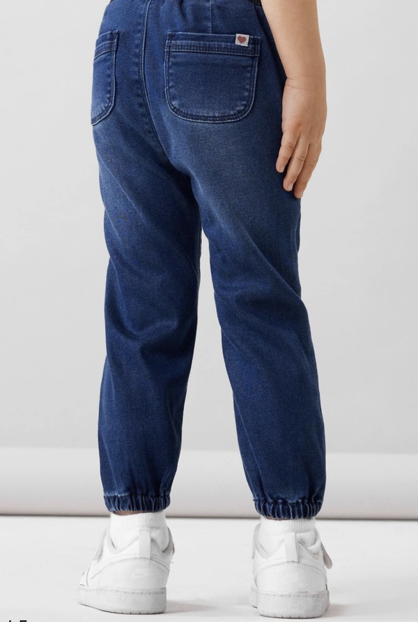 NMFBELLA SHAPED R JEANS 1395 Dark Blue Denim - Name It