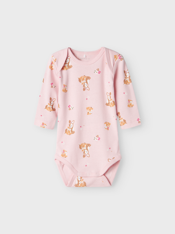 NBFBODY 3P LS IBIS ROSE DEER  IBIS ROSE - Name It