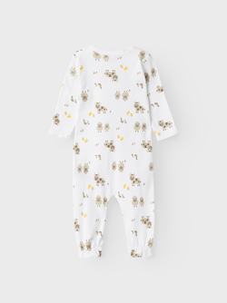 NBNNIGHTSUIT W/F FARM ANIMALS NOOS BRIGHT WHITE - Name It