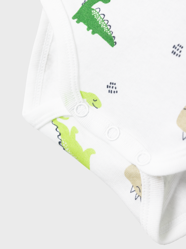 NBMBODY 2P LS WILD LIME DINO  Laurel Wreath - Name It