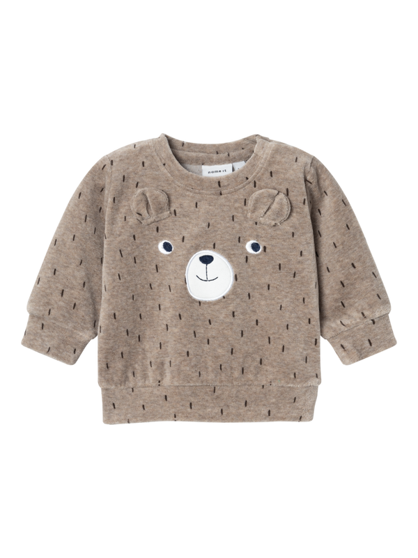 NBNNALWIN LS VELOUR Weathered teak - Name It