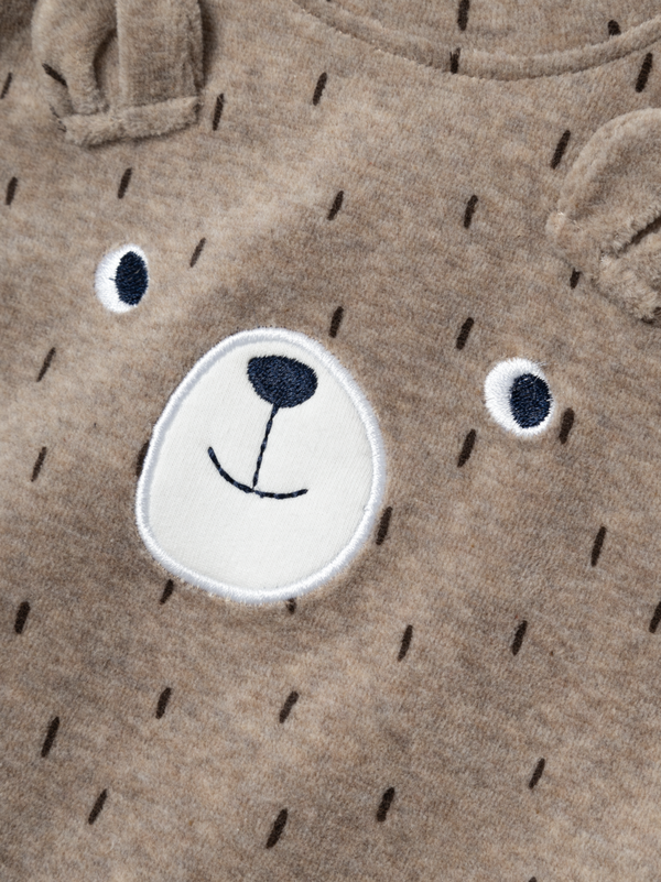 NBNNALWIN LS VELOUR Weathered teak - Name It