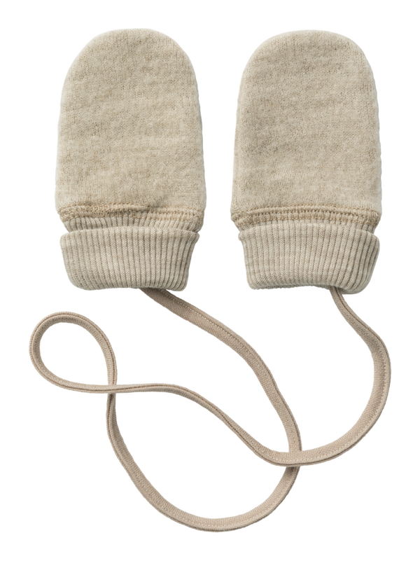 NBFWMINO WOOL BRU MITTENS WO/THUMB Pure Cashmere - Name It