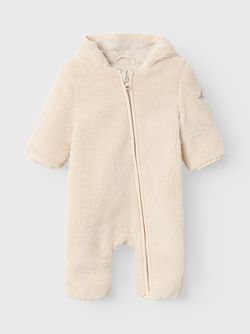 NBNMAYAN TEDDY SUIT Whitecap Gray - Name It
