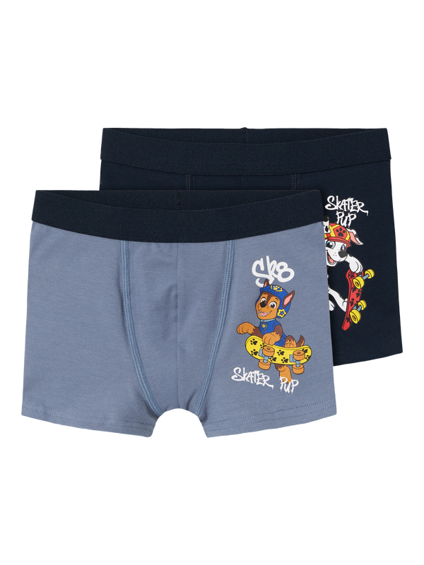 NMMNURU PAWPATROL 2P BOXER  Dark Sapphire 1XFLINT STONE+1XDARK SAPPHIRE - Name It