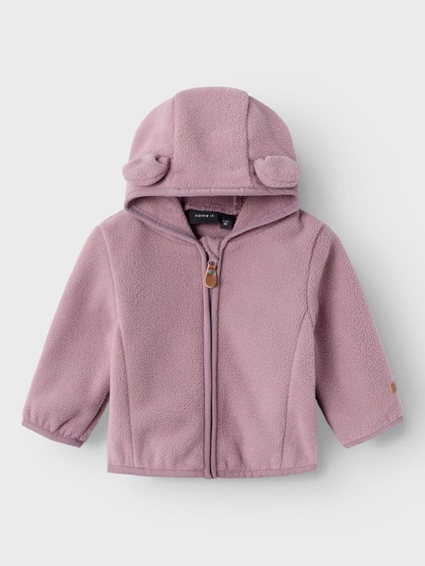 NBNMEEKO FLEECE JACKET Grape Shake - Name It