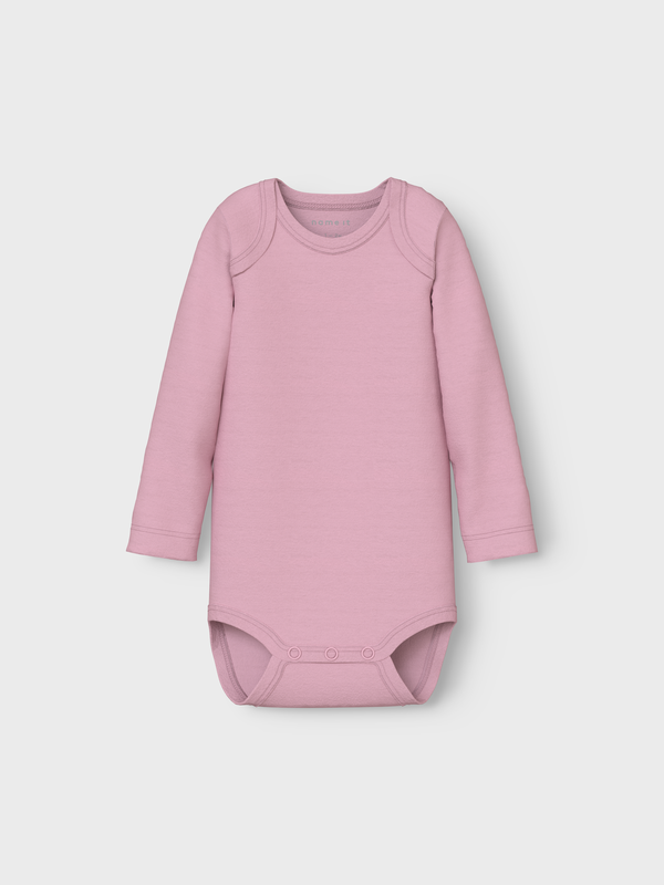 NBFBODY 3P LS BARELY PINK BOW  Barely Pink - Name It