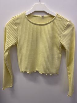 KOGNELLA L/S O-NECK TOP JRS NOOS Lima Bean - Kids Only 