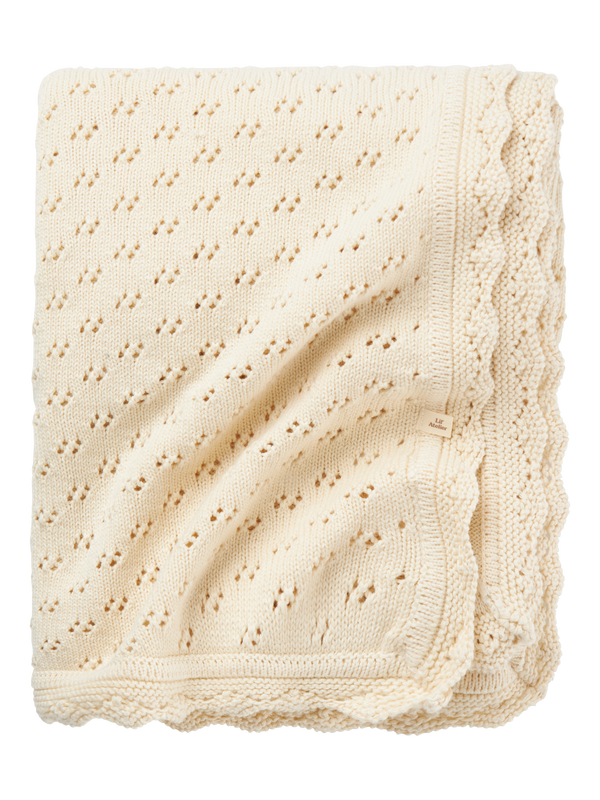 NBNNILIO KNIT BLANKET LIL TURTLEDOVE - LIL`ATELIER