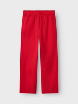 NMFFALINNEN STRAIGHT PANT Chinese Red - Name It