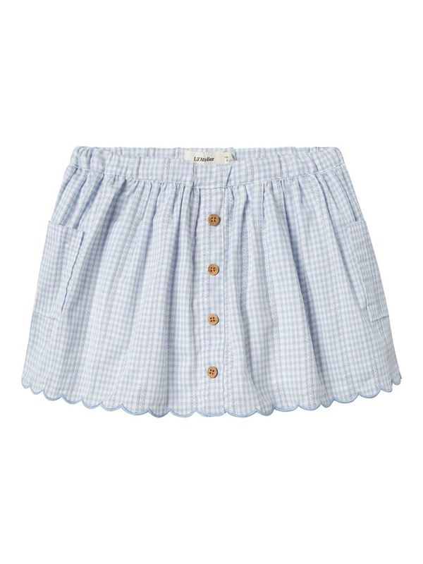 NMFHAZELLE SKIRT LIL Zen blue - LIL`ATELIER