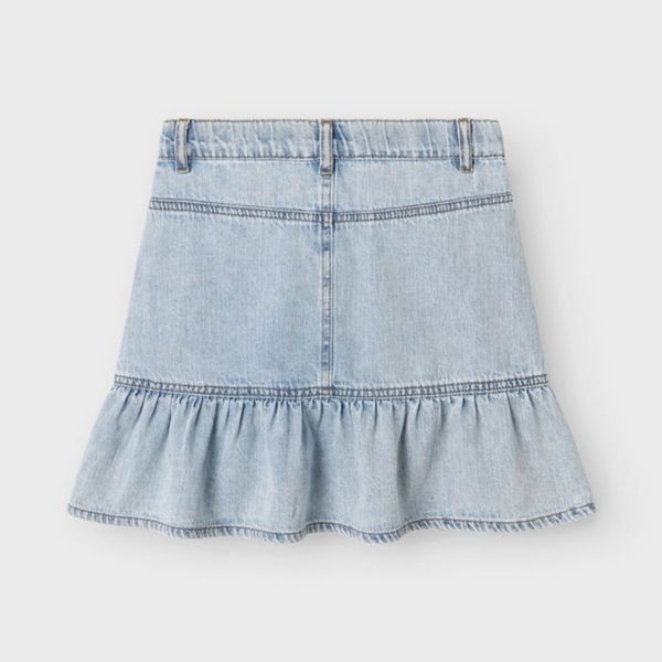 NKFNYNNE SHORT DNM SKIRT  LIGHT BLUE DENIM - Name It