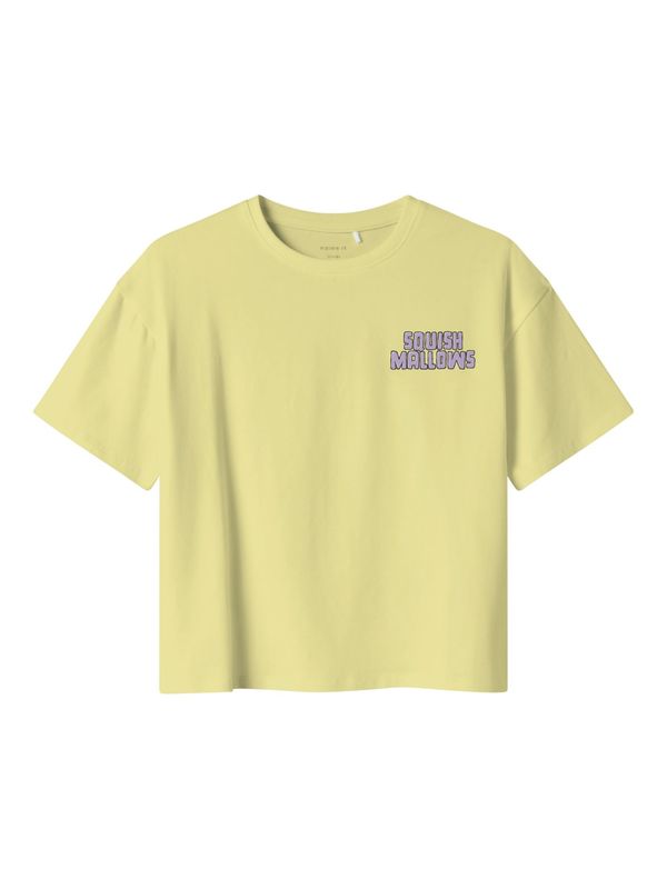 NKFMUBA SQUISHMALLOWS NREG SS TOP VDE Chardonnay - Name It