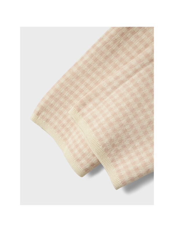 NMFNADIE WIDE KNIT PANT LIL Cameo Rose - LIL`ATELIER