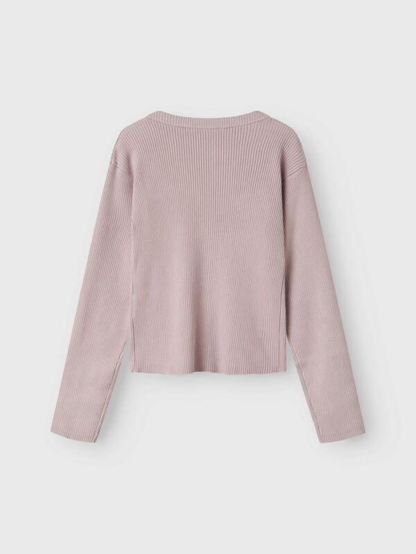NKFLARENLISE XSL LS KNIT CARDIGAN Burnished Lilac - Name It