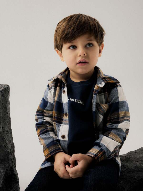 NMMOWENTA LS NREG SHIRT Insignia Blue - Name It