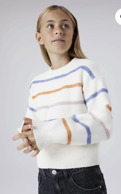 NKFOLENSKA LS KNIT BOX Cloud Dancer - Name It