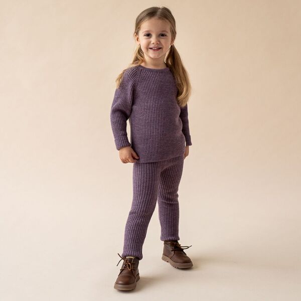 LILLELAM RIBB BUKSE Lyng Heather - Lillelam