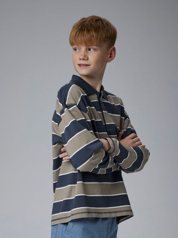 NKMOLLIE LS RLX POLO  Roasted Cashew - Name It