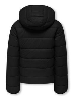 KOGKAJSA LIGHT QUILT HOOD JKT  Black - Kids Only 