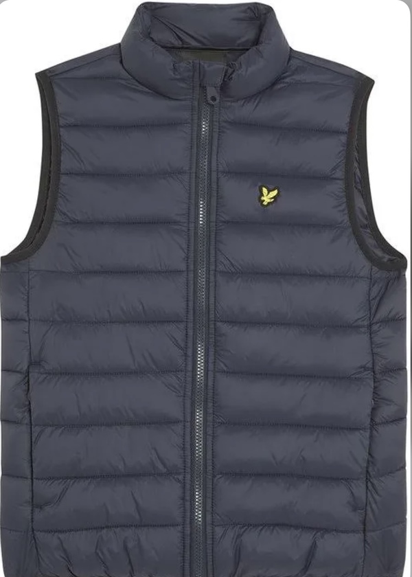 LYLE & SCOTT LIGHT WEIGHT PADDED GILET DARK NAVY - Lyle & Scott
