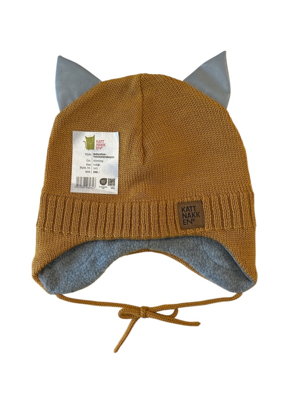 KATTNAKKEN BABYLUE MERINOULL Honning - Kattnakken