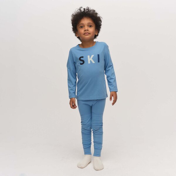 SKOGSTAD LIOMSETER BAMBUS VISCOSE SETT Silver lake blue - Skogstad Sport