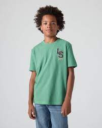 LEVIS STREAMLINE MONOGRAM TEE Deep grass green - Levis