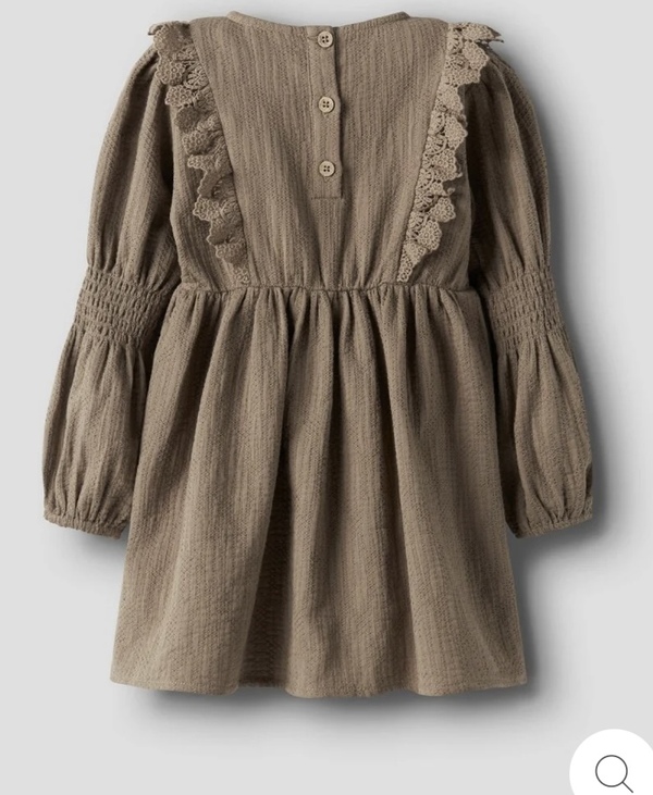 NMFROSITA LIU LS DRESS LIL Sepia Tint - LIL`ATELIER