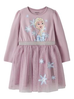 NMFOSIMI FROZEN LS TULLE DRESS  Keepsake Lilac - Name It