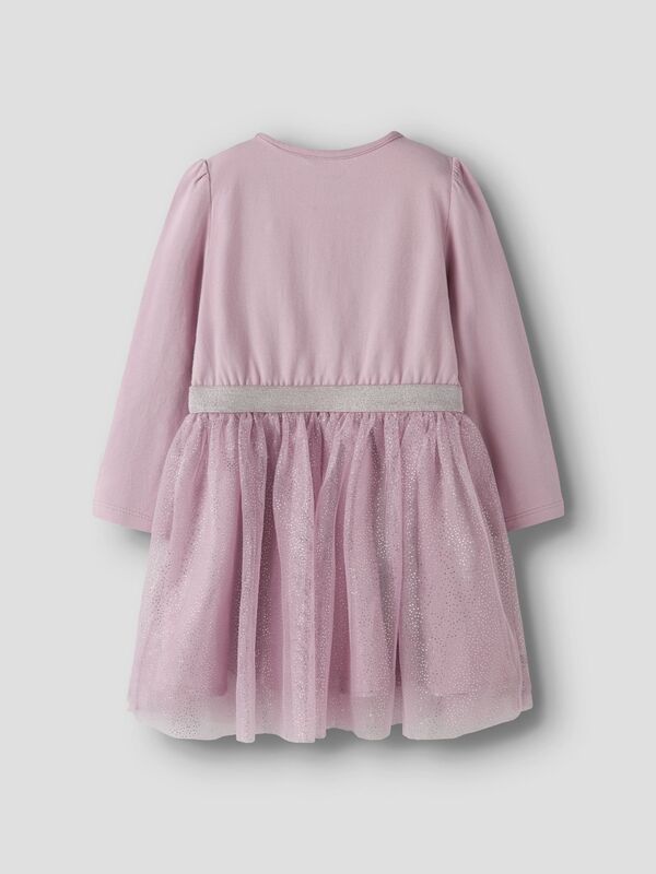 NMFOSIMI FROZEN LS TULLE DRESS  Keepsake Lilac - Name It
