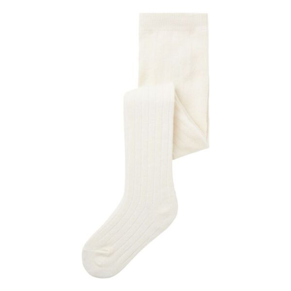NMMWAKMA WOOL RIB  PANTYHOSE  SNOW WHITE - Name It