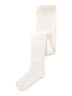 NKFWAKMA WOOL CABLE PANTYHOSE  SNOW WHITE - Name It