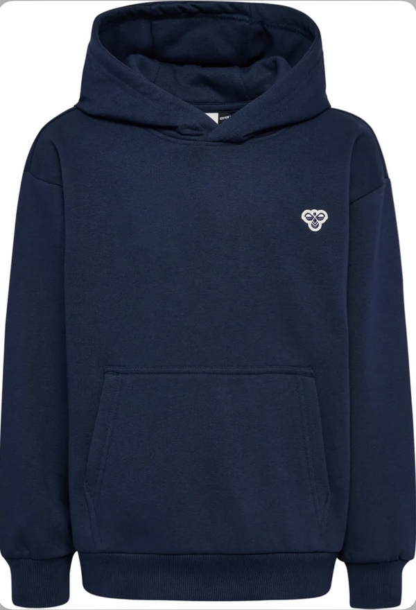 hmlJR LOOSE HOODIE BEE DRESS BLUES - Hummel