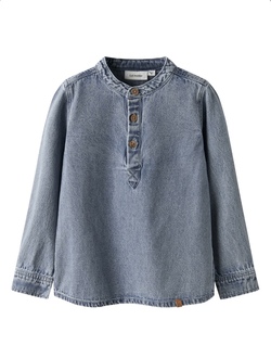 NMMTAYA LS LOOSE DENIM SHIRT Medium Blue Denim - LIL`ATELIER