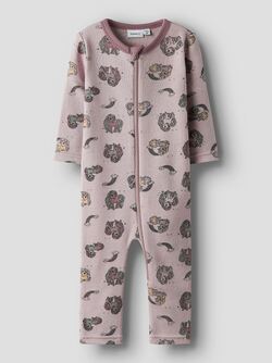 NBFWILLIT WOOL LS SUIT Shadow Gray Unicorn - Name It