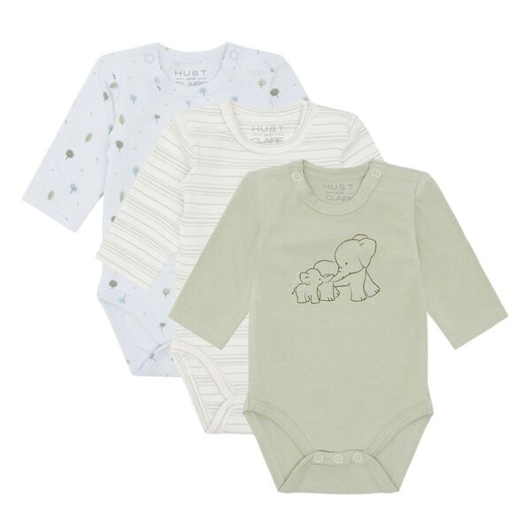 HCBase - Bodystocking 3 pk Green sage - Hust & Claire