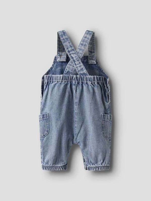 NBNTAYA LOOSE DENIM OVERALL  Medium Blue Denim - LIL`ATELIER