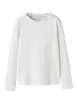 NKFSIKA LS SLIM TOP BRIGHT WHITE - Name It
