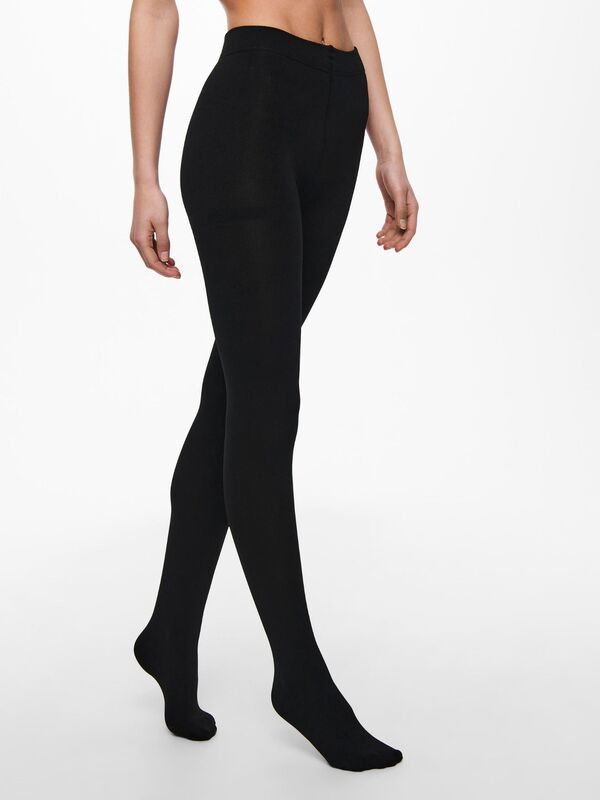 KOGKENJA 90DEN NEW FLEECE TIGHT  Black - Kids Only 