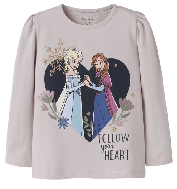 NMFDORA FROZEN LS TOP  Lilac Marble - Name It