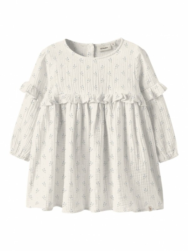 NMFBALIA LS LOOSE DRESS LIL ATELIER coconut milk - LIL`ATELIER